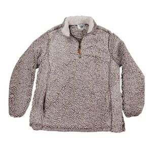 Nordic Fleece Sweater Womens Medium Sherpa ‎ 1/4 Zip Deep Pile Soft Cabin Core